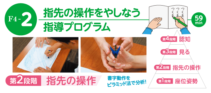 F4-2 指先の操作をやしなう指導プログラム(59分)