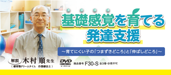 F30-S 基礎感覚を育てる発達支援～育てにくい子の「つまずきどころ」と「伸ばしどころ」～