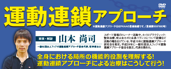 運動連鎖アプローチ～触察と各種運動連鎖評価の方法～全4枚 運動連鎖