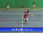 相生学院　硬式テニス “ダブルス” トレーニング<br>（全２枚）