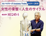 トム ･ マイヤーズ Anatomy Trains セミナー2018 「女性の骨盤と人生のサイクル」