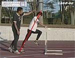 HURDLER'S DRILL`m炸In[h[̂߂̎pÂ